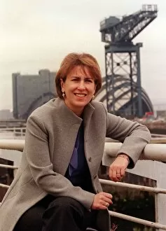 Images Dated 1st October 1999: TV Presenter Kirsty Wark October 1999 returns to BBC Scotland screens when she