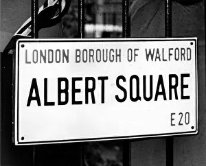 TV Programme : Eastenders December 1985 Albert Square London Borough of
