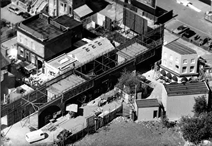 TV Programme: Eastenders July 1987 Aerial view of the set TV Programme: Eastenders July 1987 Aerial view of the set