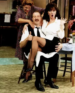 TV Progs Allo Allo comedy series about the french resistance starring Gorden Kaye actor TV Progs Allo Allo comedy series about the french resistance starring Gorden Kaye actor
