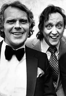 Tyne Tees Television presenter Bill Steel with comedian Ken Dodd on 5th November 1981