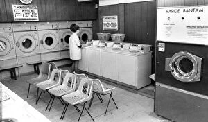 Images Dated 1st February 1970: A typical laundry in February 1970. The Washeteria on Hadrian Road, Wallsend