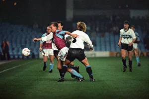 Images Dated 24th October 1990: UEFA Cup 2nd round 1st leg match, Aston Villa 2 - 0 Inter Milan held at Villa Park
