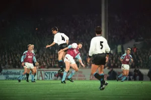 Images Dated 24th October 1990: UEFA Cup 2nd round 1st leg match, Aston Villa 2 - 0 Inter Milan held at Villa Park