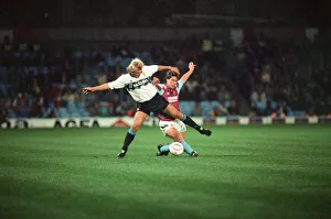Images Dated 24th October 1990: UEFA Cup 2nd round 1st leg match, Aston Villa 2 - 0 Inter Milan held at Villa Park