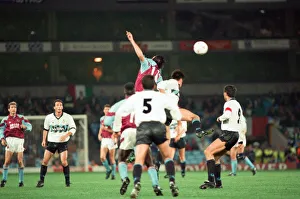 Images Dated 24th October 1990: UEFA Cup 2nd round 1st leg match, Aston Villa 2 - 0 Inter Milan held at Villa Park