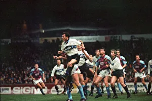 Images Dated 24th October 1990: UEFA Cup 2nd round 1st leg match, Aston Villa 2 - 0 Inter Milan held at Villa Park