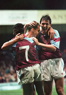 Images Dated 24th October 1990: UEFA Cup 2nd round 1st leg match, Aston Villa 2 - 0 Inter Milan held at Villa Park