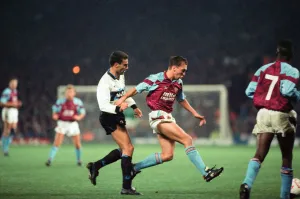 Images Dated 24th October 1990: UEFA Cup 2nd round 1st leg match, Aston Villa 2 - 0 Inter Milan held at Villa Park