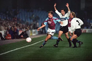 Images Dated 24th October 1990: UEFA Cup 2nd round 1st leg match, Aston Villa 2 - 0 Inter Milan held at Villa Park