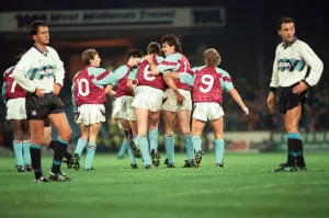 Images Dated 24th October 1990: UEFA Cup 2nd round 1st leg match, Aston Villa 2 - 0 Inter Milan held at Villa Park