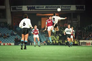 Images Dated 24th October 1990: UEFA Cup 2nd round 1st leg match, Aston Villa 2 - 0 Inter Milan held at Villa Park