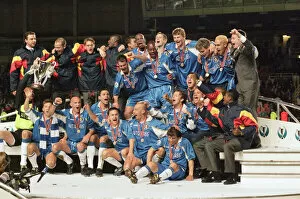 Images Dated 13th May 1998: UEFA Cup Winners Cup Final Chelsea v Stuttgart, held at Rasunda Stadium