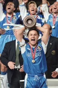 Images Dated 13th May 1998: UEFA Cup Winners Cup Final Chelsea v Stuttgart, held at Rasunda Stadium