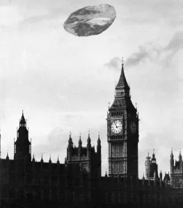 The Unidentified Frying Objects see over London yesterday (Monday) were pancakes The Unidentified Frying Objects see over London yesterday (Monday) were pancakes
