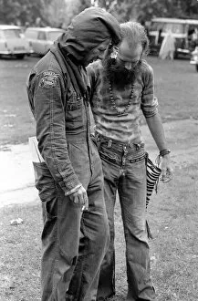 Images Dated 12th September 1970: Unusual fashion at Free Hyde Park Pop Festival featuring Canned Heat