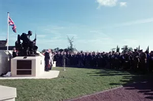 Images Dated 26th October 1996: The unveiling of a new memorial to commemorate the Green Howards role in the Second World
