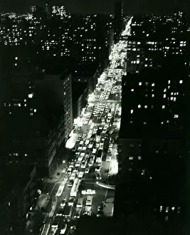 Images Dated 9th January 2004: USA New york looking from Bookman tower skysccraper the Traffic streches for miles into