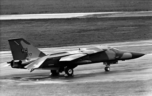 A USAF General Dynamics F-111 Aardvark. 20th August, 1985 A USAF General Dynamics F-111 Aardvark. 20th August, 1985