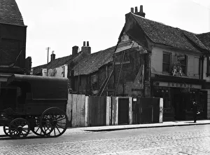 Uxbridge High Street, near Belmont Road, following the demolition of the Lion Inn Uxbridge High Street, near Belmont Road, following the demolition of the Lion Inn