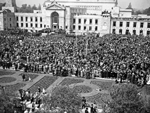 VE Day celebrations to mark the Allied victory in Europe at the end of the Second World VE Day celebrations to mark the Allied victory in Europe at the end of the Second World