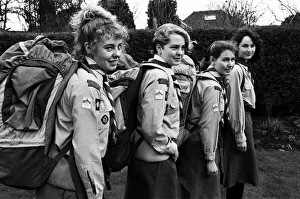 These four venture scouts from the 41st St Philli's group at Birchencliffe are off to These four venture scouts from the 41st St Philli's group at Birchencliffe are off to