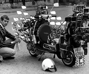 Vespa scooter July 1983