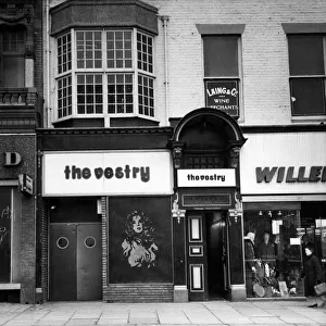 The Vestry pub in Sunderland, Tyne and Wear. 19th December 1973 The Vestry pub in Sunderland, Tyne and Wear. 19th December 1973