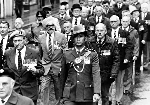 Some of the veterans at the VJ Day 40th Anniversary Parade in Coventry Some of the veterans at the VJ Day 40th Anniversary Parade in Coventry