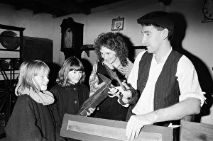 Images Dated 4th January 1988: Victorian characters popped up all over the Tolson Museum in Moldgreen to teach local