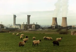 View of Sellafield Nuclear Power plant in Cumbria, Northern England February 1990 View of Sellafield Nuclear Power plant in Cumbria, Northern England February 1990