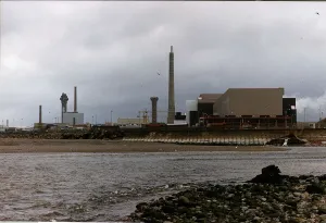 View of Sellafield Nuclear Power plant in Cumbria, Northern England February 1990 View of Sellafield Nuclear Power plant in Cumbria, Northern England February 1990