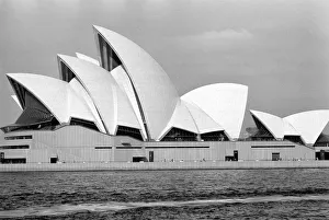 View of Sydney Opera House in New South Wales, Australia View of Sydney Opera House in New South Wales, Australia