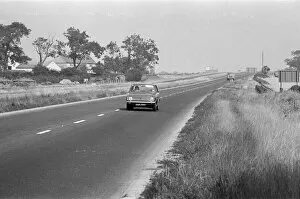 01095 Gallery: Views of the A19 road, Teesside. 1972