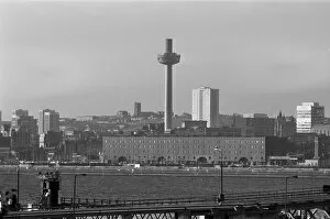 Images Dated 13th July 1989: Views of Liverpool, including St. Johns Beacon. 13th July 1989