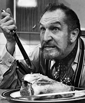 Images Dated 14th July 1970: Vincent Price, the 'horror king', before starting the series. July 1970 P011455