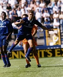 Images Dated 1st September 1991: Vinnie Jones footballer plays for Chelsea against Luton