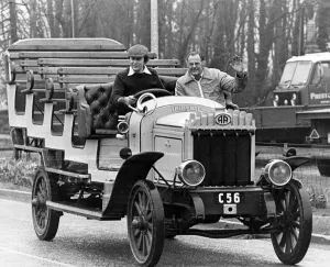 Vintage coach , a 1912 Charabanc which starred in the film Chariots of Fire Vintage coach , a 1912 Charabanc which starred in the film Chariots of Fire