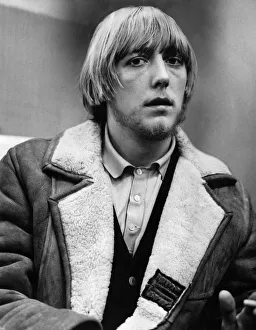 Sheepskin Coat Gallery: Viv Prince (24). the drummer with The 'Pretty Things'