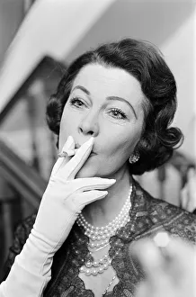 Vivien Leigh, stage and film actress, 3rd February 1965 Vivien Leigh, stage and film actress, 3rd February 1965