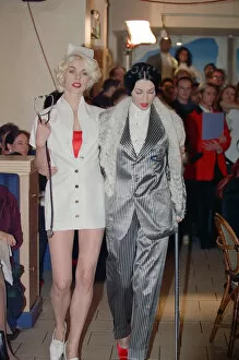 Images Dated 13th October 1991: Vivienne Westwood fashion collection show at Tall Orders, Soho, London