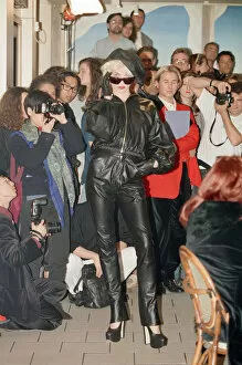 Images Dated 13th October 1991: Vivienne Westwood fashion collection show at Tall Orders, Soho, London