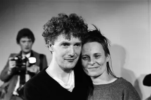 Vivienne Westwood and Malcolm McLaren, at her fashion show at Olympia. 22nd October 1981 Vivienne Westwood and Malcolm McLaren, at her fashion show at Olympia. 22nd October 1981