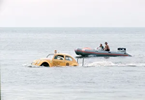 Volkswagen Beetle, with suitable modifications, crosses the Irish Sea in 8 hours Volkswagen Beetle, with suitable modifications, crosses the Irish Sea in 8 hours