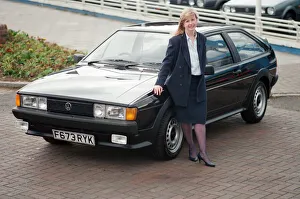 Images Dated 12th May 1989: A Volkswagen Scirocco. 12th May 1989