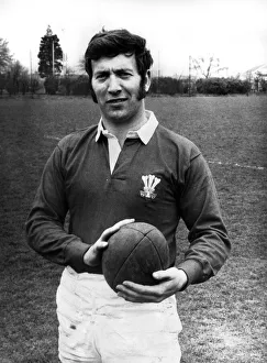 Wales international rugby union player John Dawes pictured at Lampton Comprehensive Wales international rugby union player John Dawes pictured at Lampton Comprehensive