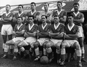 Press Call Collection: Wales Starting XI v Scotland, Ninian Park, Cardiff, Saturday 18th October 1958