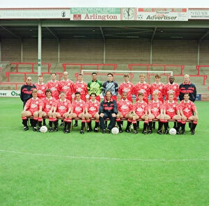 Walsall FC, Pre Season Photo-call, 12th August 1992. Football Team, Squad. Walsall FC