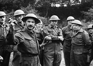 A War Office Travelling School is touring the country, instructing home guards A War Office Travelling School is touring the country, instructing home guards