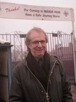 Images Dated 30th January 1999: Warwickshire film and TV director Ken Loach outside Nuneaton Borough'